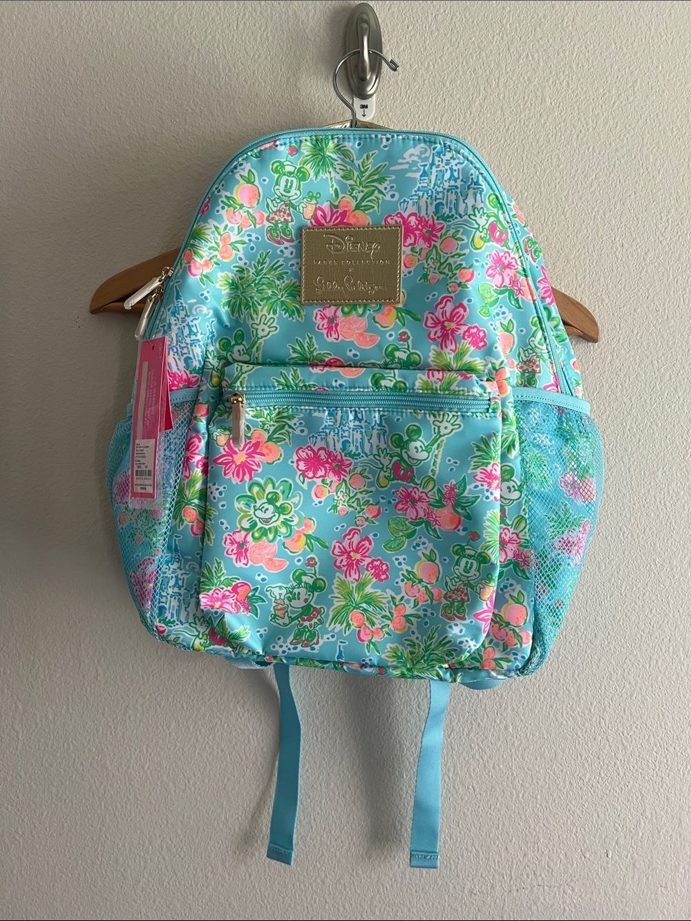NWT Lilly Pulitzer x Disney Parks 2022 Mickey Minnie Bahia Backpack Retired